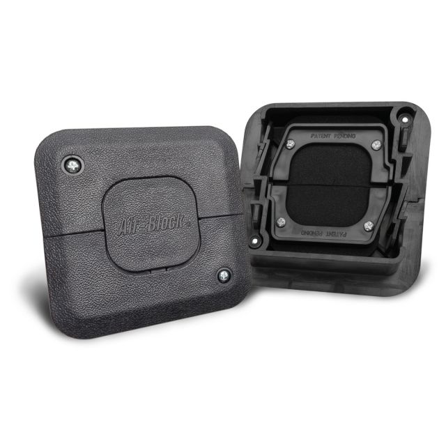 AirBlock 4" Square -  Rubber Gasket - Two Piece Design with a Cover Plate - SKU# 116-800-080