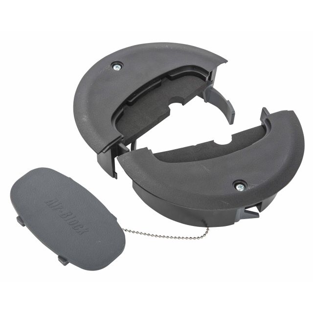 AirBlock 6" Round - Rubber Gasket - Pre-Sized with 1/2" and 3/4" Hole Knock-Outs - SKU# 116-800-010