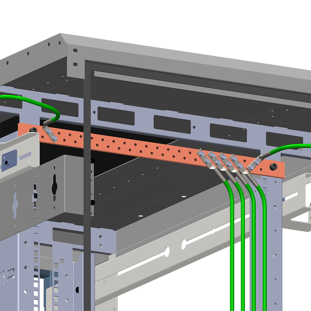 Rack Grounding Busbar - Horizontal